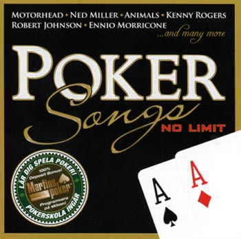 Poker Songs - Pokerl�tar p� CD